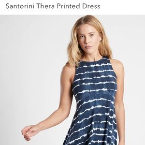 Athleta Santorini tie dye dress, nwot